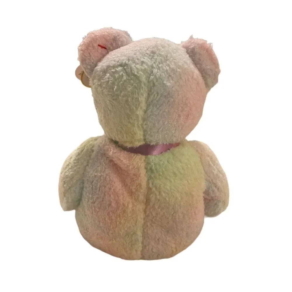 1999 Groovy Bear Ty Beanie Buddies Plush Collectible Vintage Y2K 90s